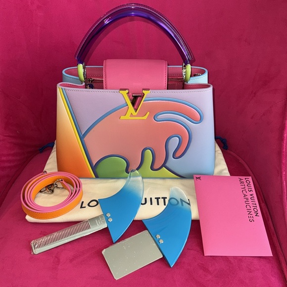 Louis Vuitton Alex Israel Artycapucines PM Wave Shoulder bag capucines - Picture 16 of 16